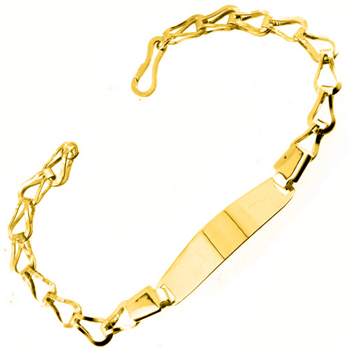 Xρυσό παιδικό βραχιόλι ταυτότητα Κ14