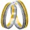 Βέρες απο κίτρινο-λευκό χρυσό 14 καρατίων