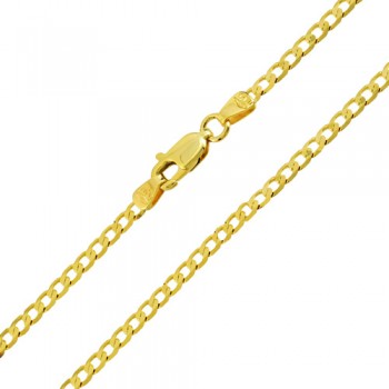 Χρυσή μασίφ αλυσίδα λαιμού Κ14