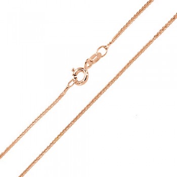 Ροζ χρυσή αλυσίδα Κ14