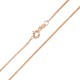 Ροζ χρυσή αλυσίδα Κ14