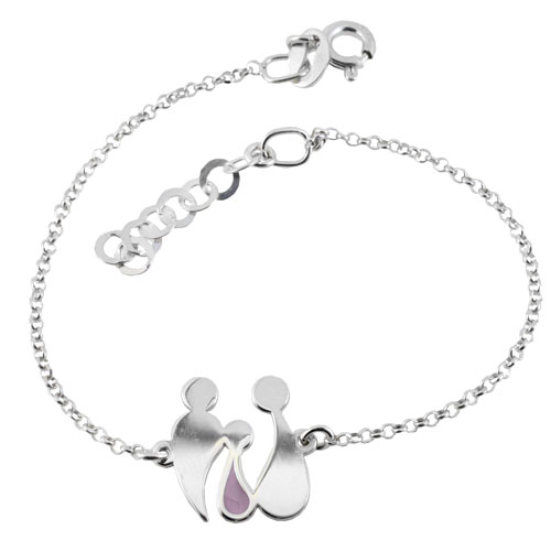 Ασημένιο βραχιόλι οικογένεια 925