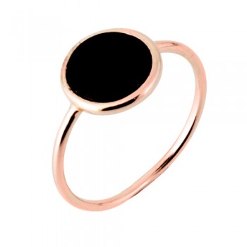 Ασημένιο δαχτυλίδι 925 σε ροζ χρώμα