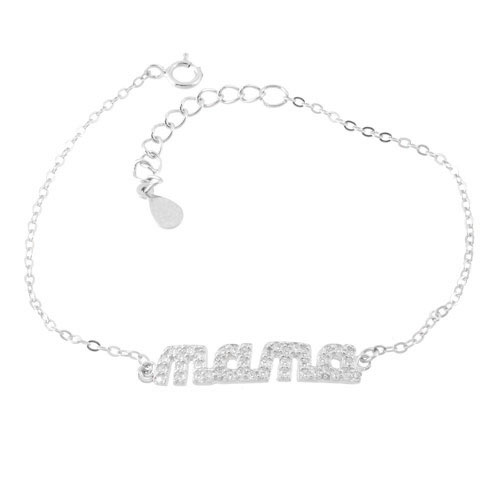 Ασημένιο βραχιόλι mama 925