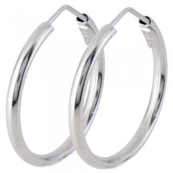 Ασημένια σκουλαρίκια κρίκοι 925