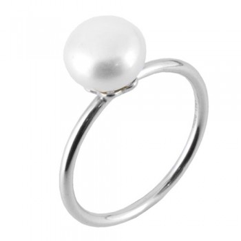 Ασημένιο δαχτυλίδι 925 με μαργαριτάρι