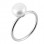Ασημένιο δαχτυλίδι 925 με μαργαριτάρι