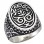 Ασημένιο ανδρικό δαχτυλίδι 925