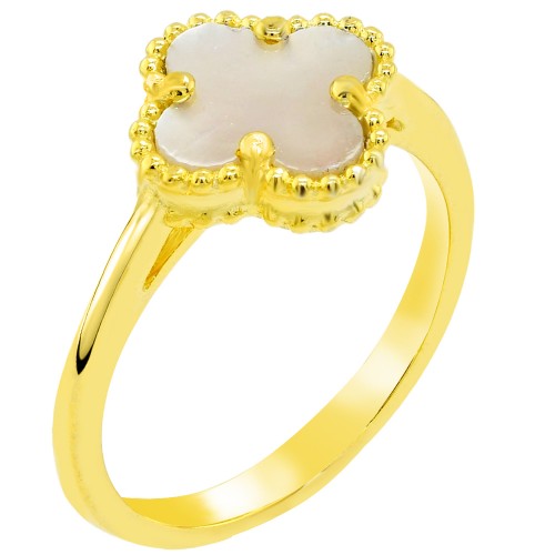 Ασημένιο επιχρυσωμένο δαχτυλίδι 925 με σταυρουδάκι