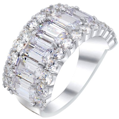 Ασημένιο δαχτυλίδι 925 με ζιργκόν