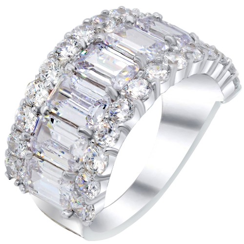 Ασημένιο δαχτυλίδι 925 με ζιργκόν