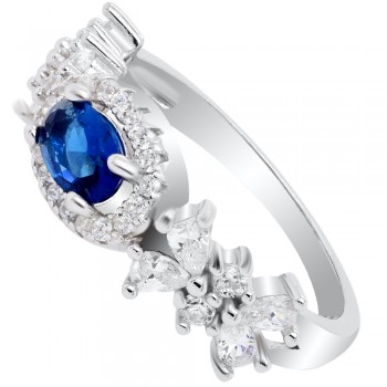 Ασημένιο δαχτυλίδι 925 με ζιργκόν