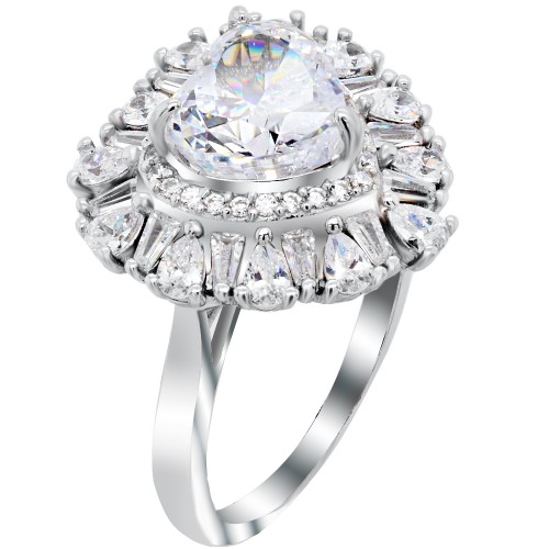 Ασημένιο δαχτυλίδι καρδιά 925