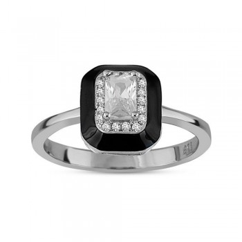 Ασημένιο δαχτυλίδι 925 με ζιργκόν