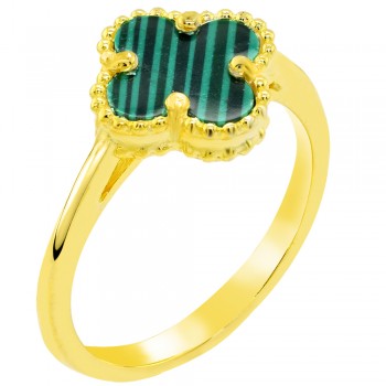 Ασημένιο επιχρυσωμένο δαχτυλίδι 925 με σταυρουδάκι