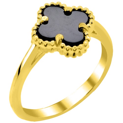 Ασημένιο επιχρυσωμένο δαχτυλίδι 925 με σταυρουδάκι