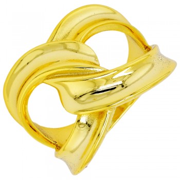 Ασημένιο επιχρυσωμένο δαχτυλίδι 925