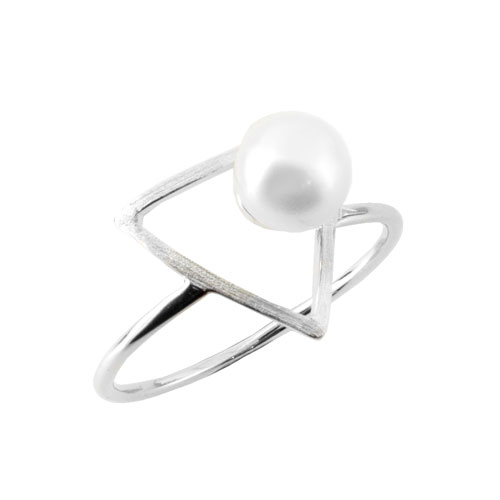 Ασημένιο δαχτυλίδι 925 με μαργαριτάρι