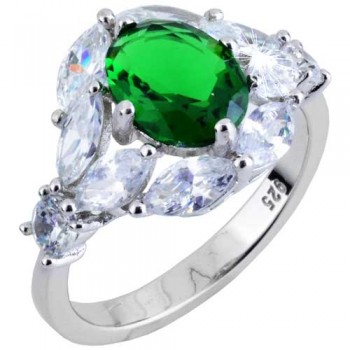 Ασημένιο δαχτυλίδι 925 με ζιργκόν