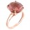 Ασημένιο δαχτυλίδι 925 σε ροζ χρώμα 