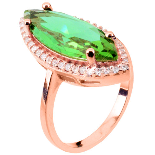 Ασημένιο δαχτυλίδι 925 σε ροζ χρώμα