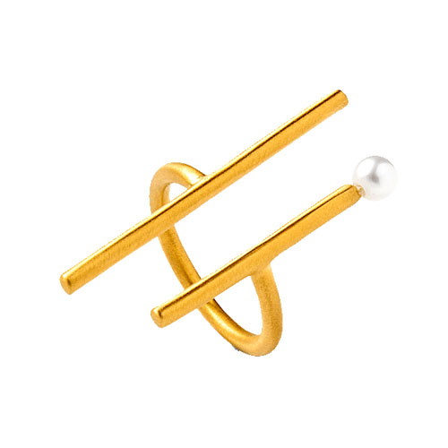 Ασημένιο χειροποίητο δαχτυλίδι 925 με μαργαριτάρι