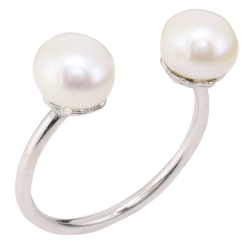 Ασημένιο δαχτυλίδι 925 με μαργαριτάρια