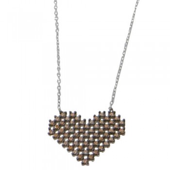 Ασημένιο κολιέ 925 με ζιργκόν