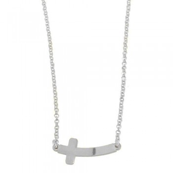 Ασημένιο κολιέ με σταυρό 925