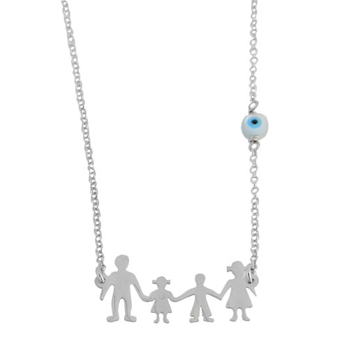 Ασημένιο κολιέ οικογένεια 925