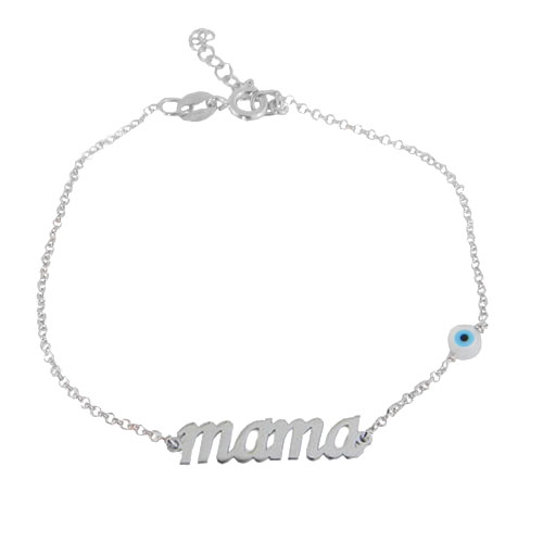 Ασημένιο βραχιόλι mama 925