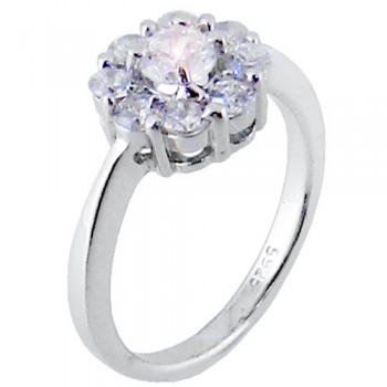 Ασημένιο δαχτυλίδι 925 με ζιργκόν