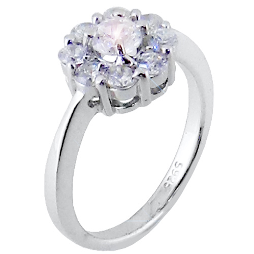 Ασημένιο δαχτυλίδι 925 με ζιργκόν