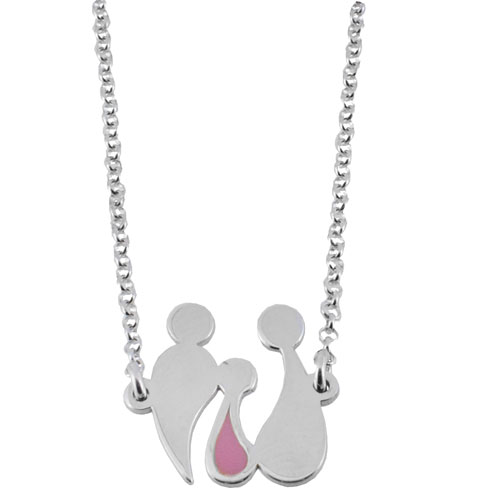 Ασημένιο κολιέ οικογένεια 925