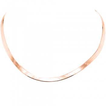 Ασημένια αλυσίδα 925 σε ροζ χρώμα