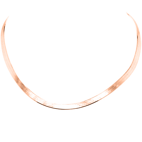 Ασημένια αλυσίδα 925 σε ροζ χρώμα