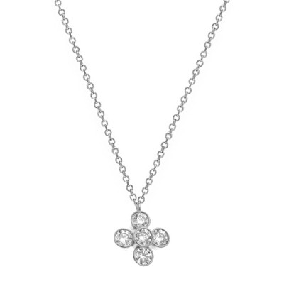 Ασημένιο κολιέ με σταυρό 925