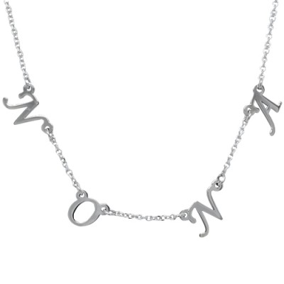 Ασημένιο κολιέ νονά 925