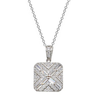 Ασημένιο κολιέ 925 με ζιργκόν