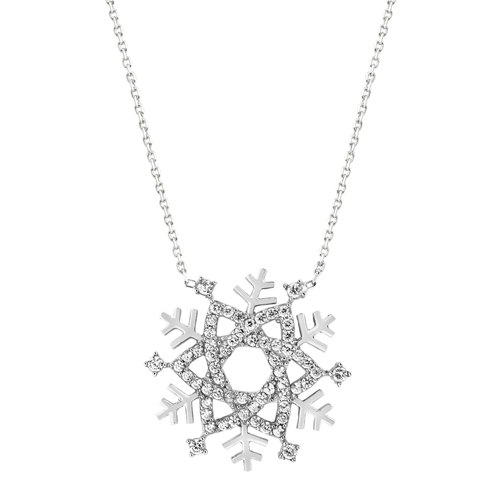 Ασημένιο κολιέ νιφάδα χιονιού 925