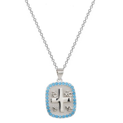 Ασημένιο κωνσταντινάτο κολιέ 925