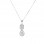 Ασημένιο κολιέ σταγόνα 925 με ζιργκόν