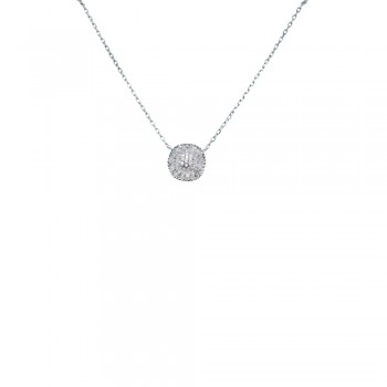 Ασημένιο κολιέ 925 με ζιργκόν