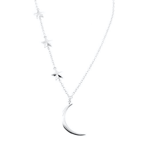 Ασημένιο κολιέ φεγγάρι 925