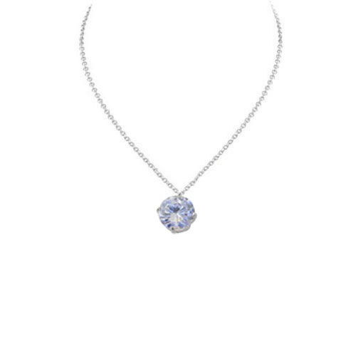 Ασημένιο κολιέ 925 με ζιργκόν