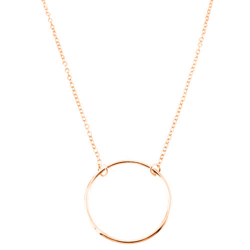 Ασημένιο κολιέ 925 σε ροζ χρώμα