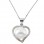 Ασημένιο κολιέ καρδιά 925 με πέρλα