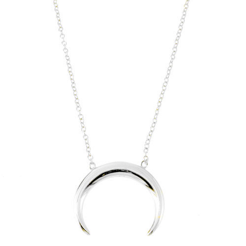 Ασημένιο κολιέ κέρατο 925