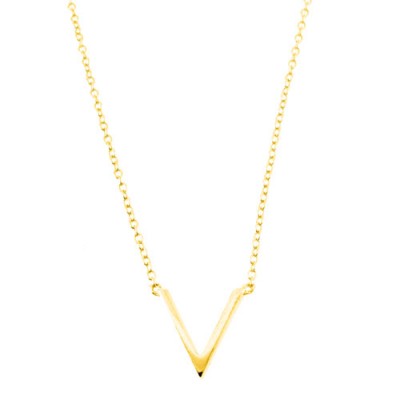 Ασημένιο επιχρυσωμένο κολιέ 925