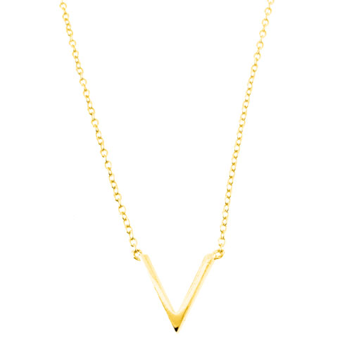 Ασημένιο επιχρυσωμένο κολιέ 925